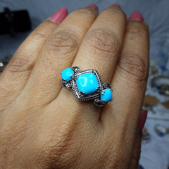 Jewelry - 925 Sleeping Beauty Turquoise Ring.